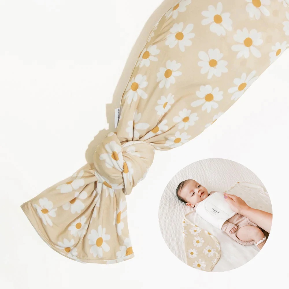 Sold Freshly picked daisy swaddle for infants